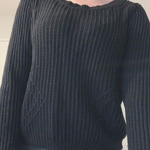 Cozy black sweater